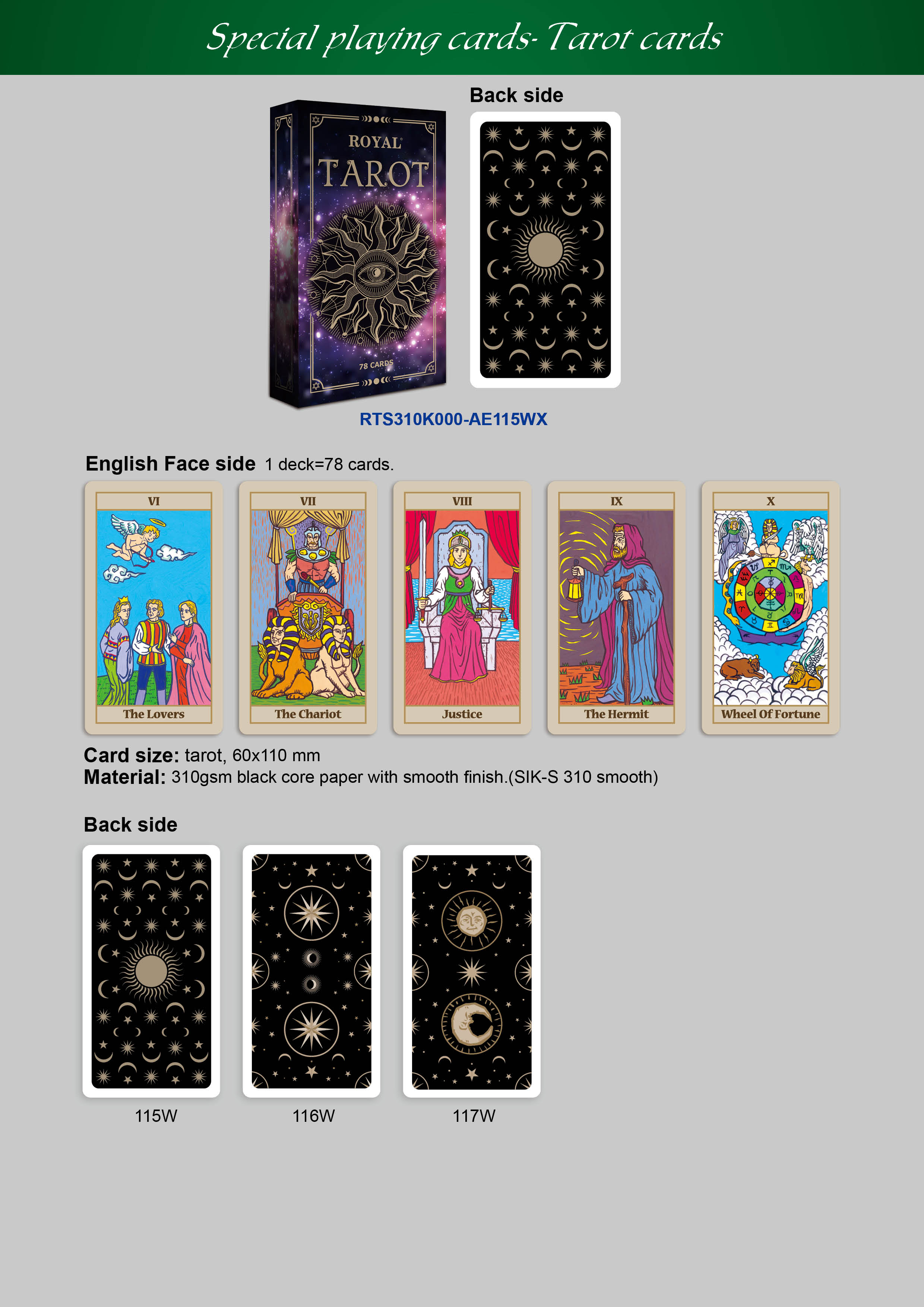 Tarot Cards Mid Size
